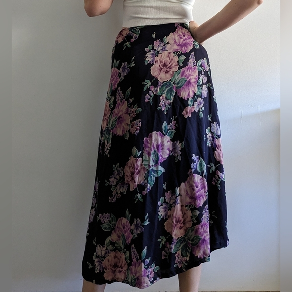Vintage Jones New York Floral Maxi Skirt - Picture 8 of 8